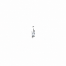 Eira Arc Pendant with earrings in silver