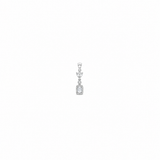 Luma Drop Pendant with earrings in silver
