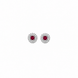 Aira Pendant with earrings in silver