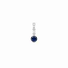 Seren Arc Pendant with earrings in silver