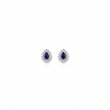 Seren Drop Pendant with earrings in silver