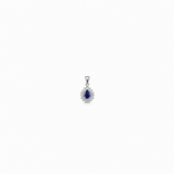 Seren Drop Pendant with earrings in silver