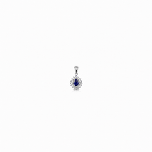 Seren Drop Pendant with earrings in silver