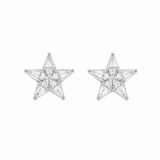 Silver Star Spark Women`s earrings