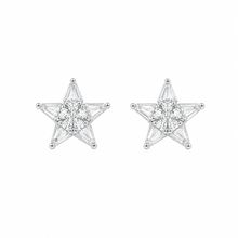 Silver Star Spark Women`s earrings