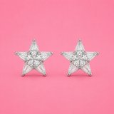 Silver Star Spark Women`s earrings