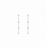 Chain crest Beam silver Earring