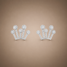 Crown patterned ring in Silver