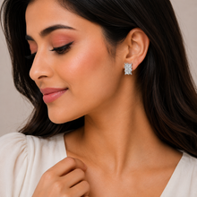 Silver Crossgleam Earring