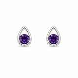 Silver Violina Drop earrings
