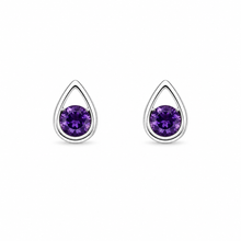 Silver Violina Drop earrings