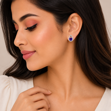 Silver Violina Drop earrings