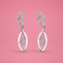 Silver Vine fall Gleam Earring