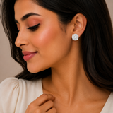 Silver Pavora Women`s Earrings