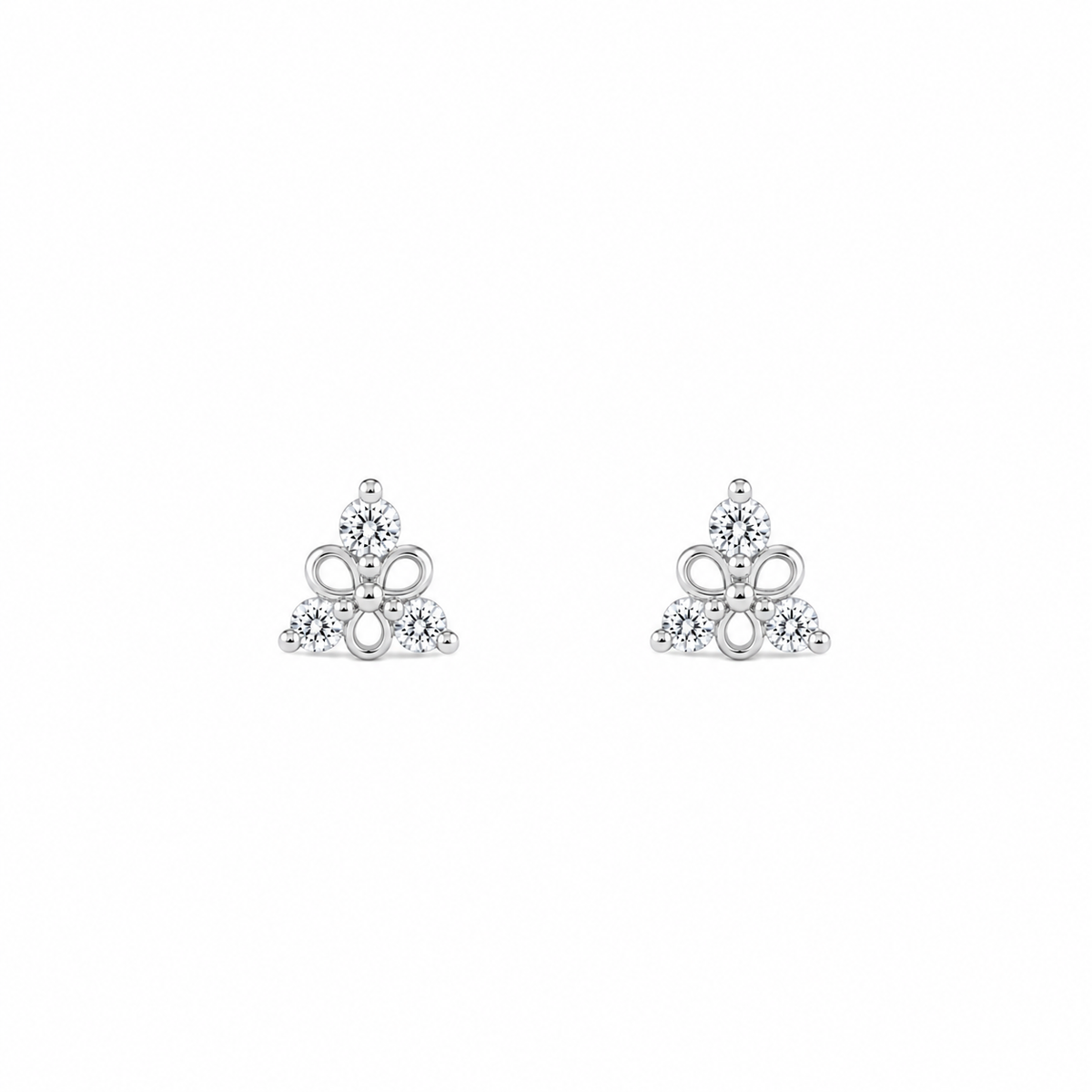 Silver Trilora women`s Earrings