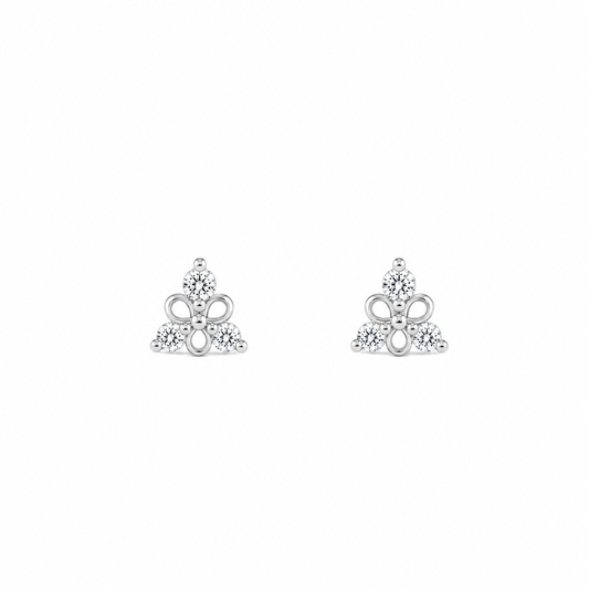 Silver Trilora women`s Earrings