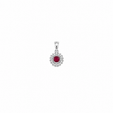 Aira Pendant with earrings in silver