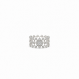 Floravine Silver Ring-Bracelet Duo