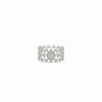 Floravine Silver Ring-Bracelet Duo