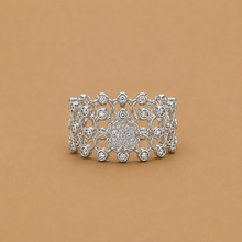 Floravine Silver Ring-Bracelet Duo