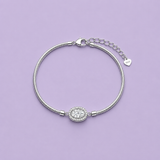 Starlight silver women`s bracelet