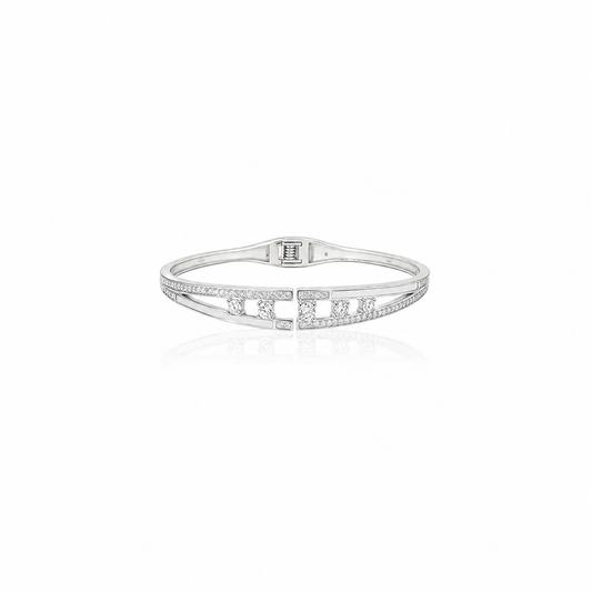 Nova Crest Bracelet in Silver