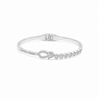 Silver Celestial Orbit Women`s Bracelet
