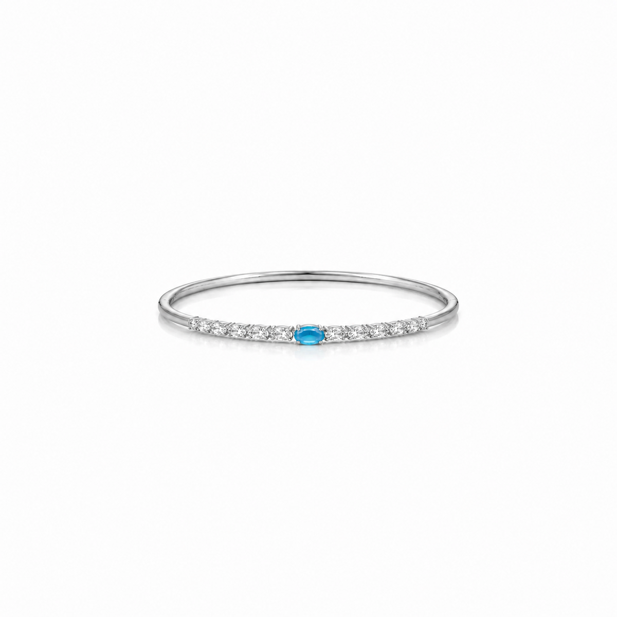 Silver Azure Radiance Bracelet