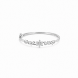 Silver Floral Whimsy Bracelet
