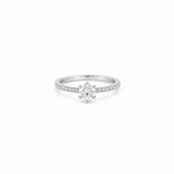 Spark Beam Ring in Silver