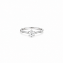 Spark Beam Ring in Silver