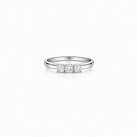 Polished Whisper Ring in Silver