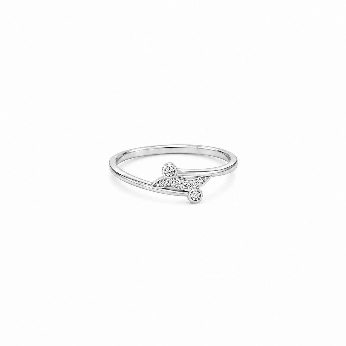 Prism Point Ring in Silver