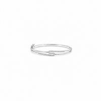 Lustre Loop Bracelet in Silver
