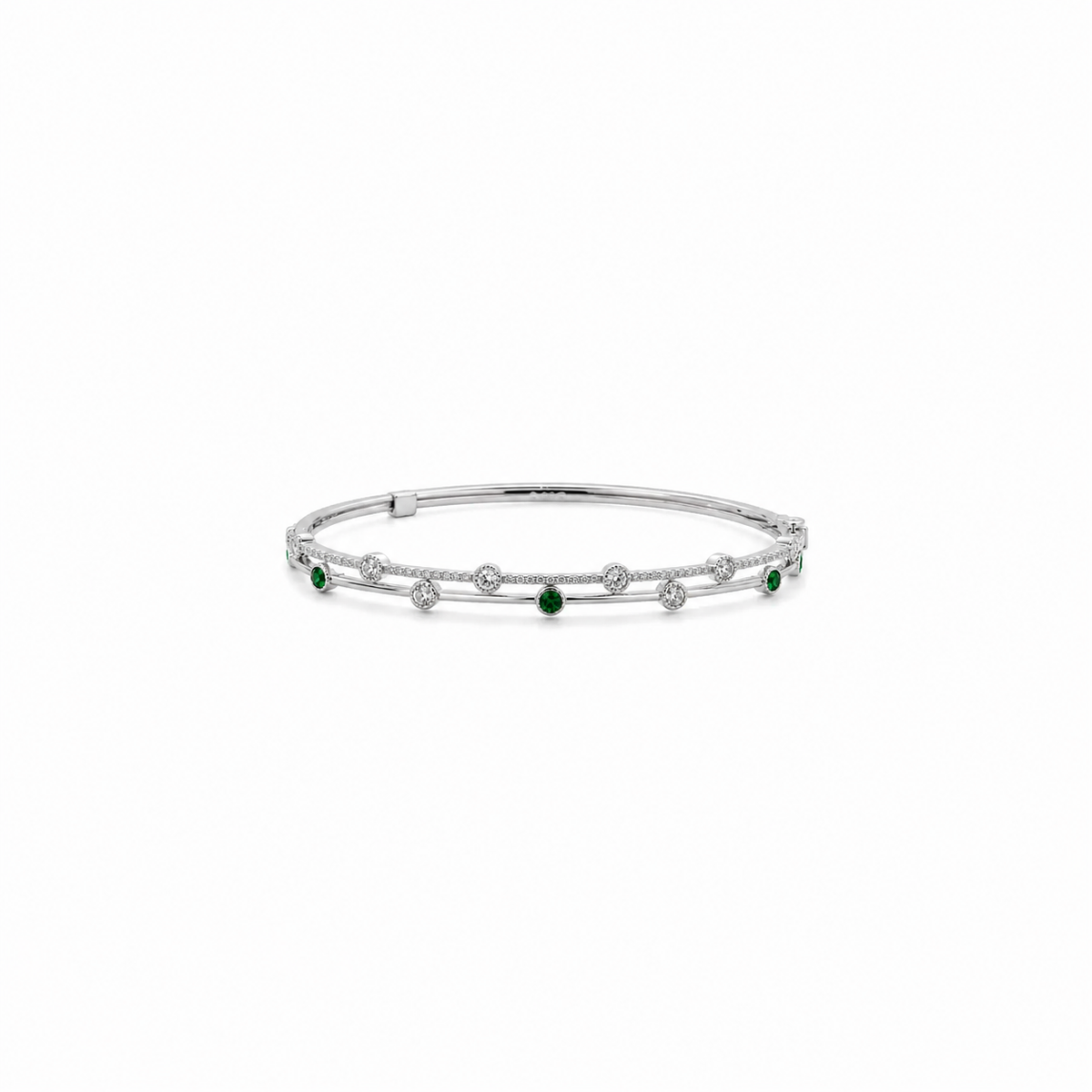 Silver Verdant Glow Women`s Bracelet
