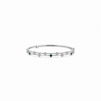 Silver Verdant Glow Women`s Bracelet