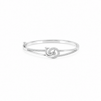 Dolphin Crest Bracelet in Silver