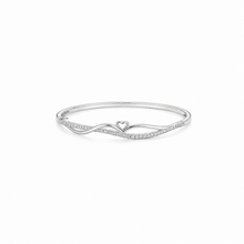 Ebb & Heart Bracelet in Silver