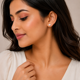 Pearl drop women`s Earring in Silver