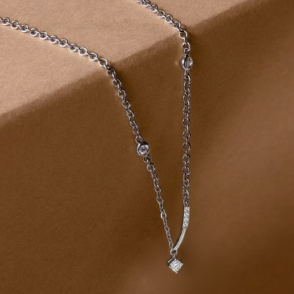 Silver Lumora Curve Pendant