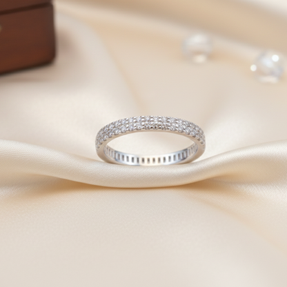 Silver Eterna Glow Women`s ring