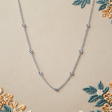 Starlight Dots Women`s chain in silver