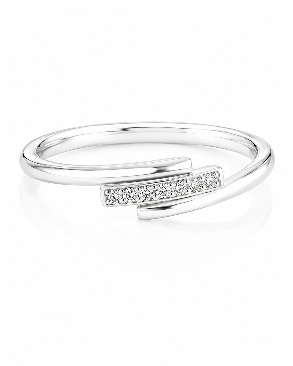 Silver Sparkling Elegance Women`s Band