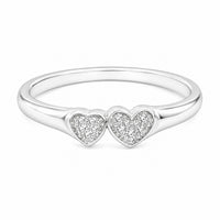 Silver Amour Charm women`s ring