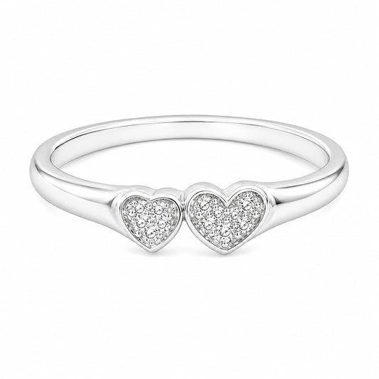 Silver Amour Charm women`s ring