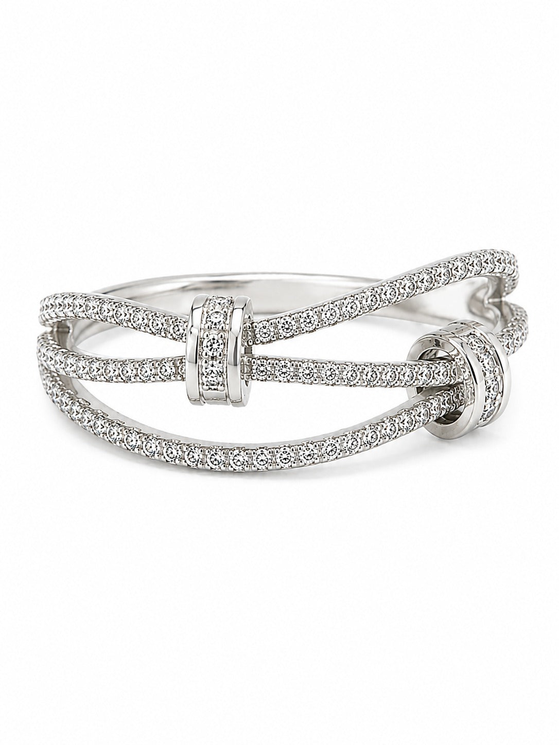 Entwined Grace Ring in Silver