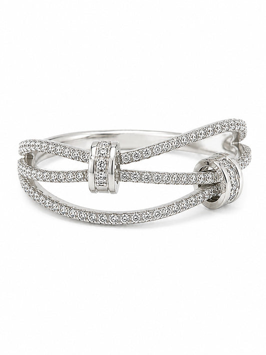 Entwined Grace Ring in Silver