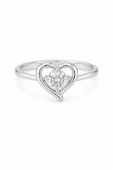 Silver Graceheart Women`s Ring
