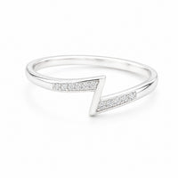 Radiance Arc Women`s Ring in Silver