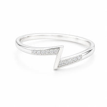 Radiance Arc Women`s Ring in Silver